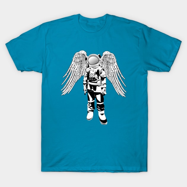 flying space man T-Shirt by BOEC Gear